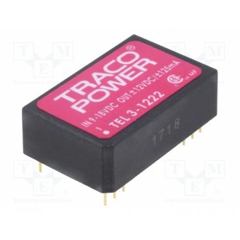 Преобразователь напряжения DC/DC TRACO POWER TEL3-1222 