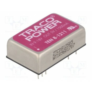 Преобразователь напряжения DC/DC TRACO POWER TEN8-1211 