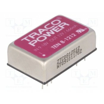 Преобразователь напряжения DC/DC TRACO POWER TEN8-1212 