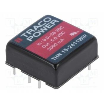 Преобразователь напряжения DC/DC TRACO POWER THN15-2411WIR 