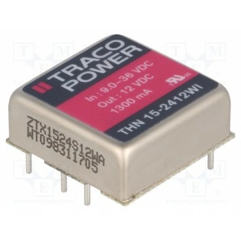Преобразователь напряжения DC/DC TRACO POWER THN15-2412WI 