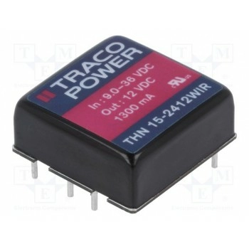 Преобразователь напряжения DC/DC TRACO POWER THN15-2412WIR 