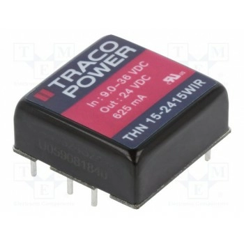Преобразователь напряжения DC/DC TRACO POWER THN15-2415WIR 