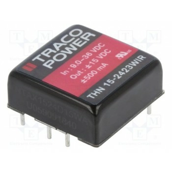 Преобразователь напряжения DC/DC TRACO POWER THN15-2423WIR 