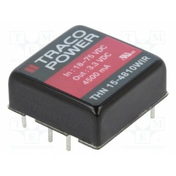 Преобразователь напряжения DC/DC TRACO POWER THN15-4810WIR 