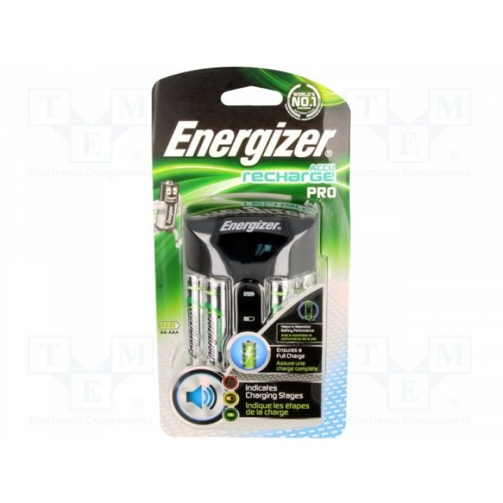  Зарядное устройство для аккумуляторов ENERGIZER EG-CHPRO(CHPRO + 4XAA 2000MAH)