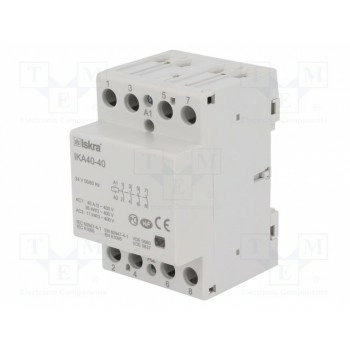 Контактор 4-полюсный установочный ISKRA IKA40-4024V 