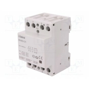 Контактор 4-полюсный установочный ISKRA IKA63-31230V 