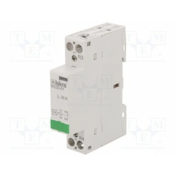 Контактор 1-полюсный установочный ISKRA IKD20-0124V 