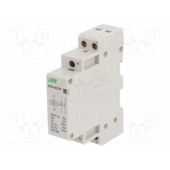 Контактор 2-полюсный установочный F&F ST25-20-24V 