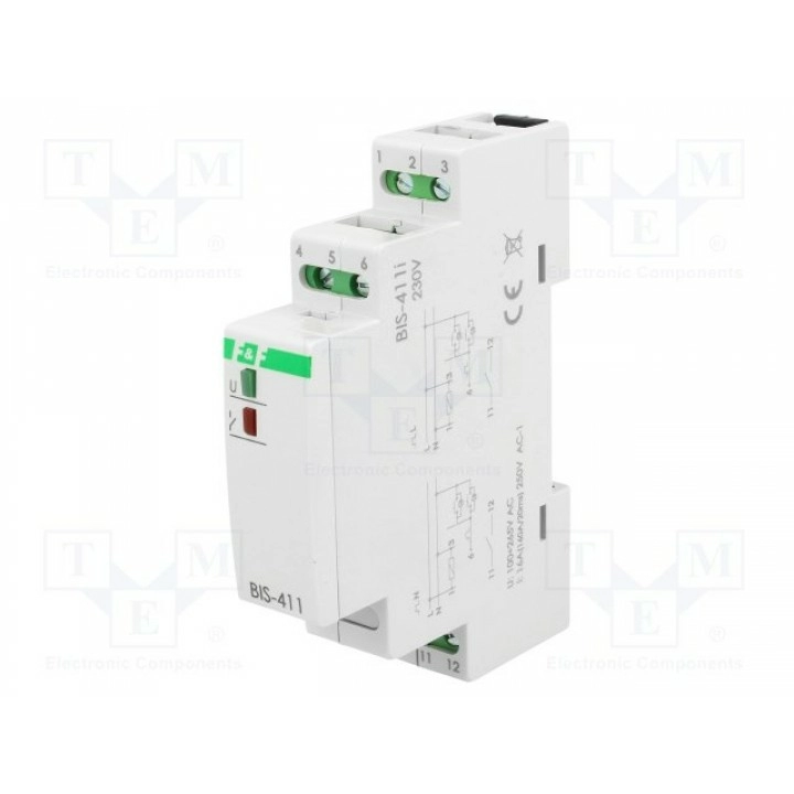 Бистабильное реле F&F BIS-411I(BIS-411I 230V)