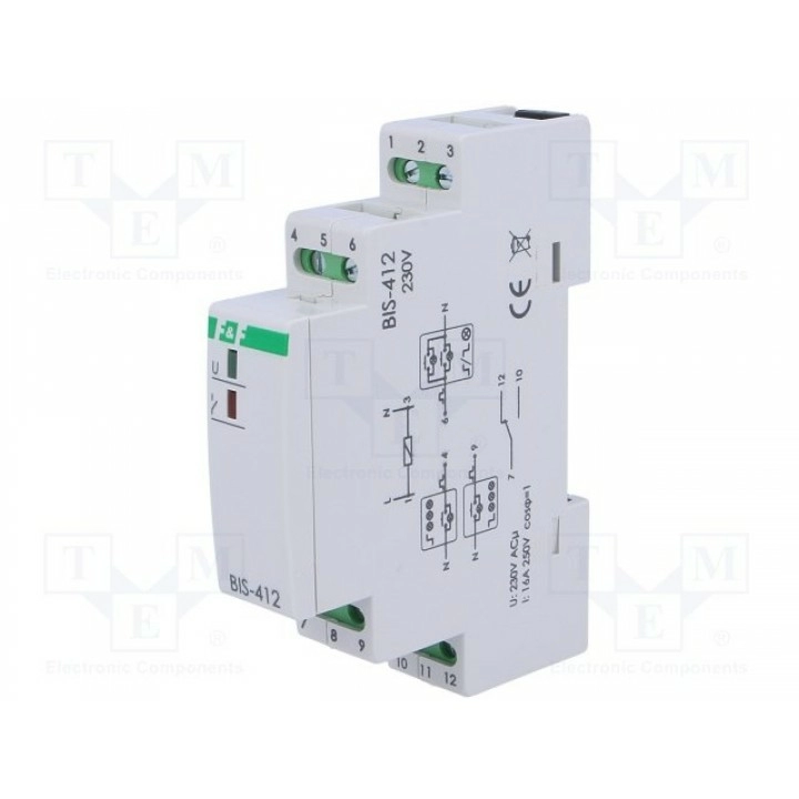 Бистабильное реле F&F BIS-412(BIS-412 230V)