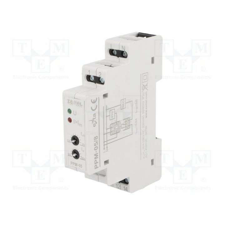 Установочное реле ZAMEL PPM-058(PPM-05/8)
