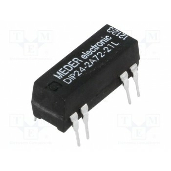 Герконовое реле MEDER DIP24-2A72-21L 