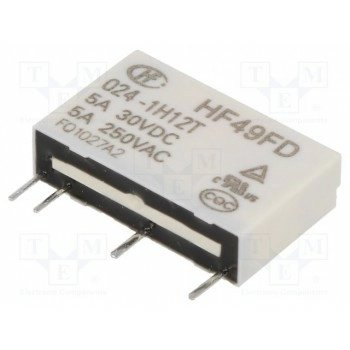 Электромагнитное реле HONGFA RELAY HF49FD024-1H12T 