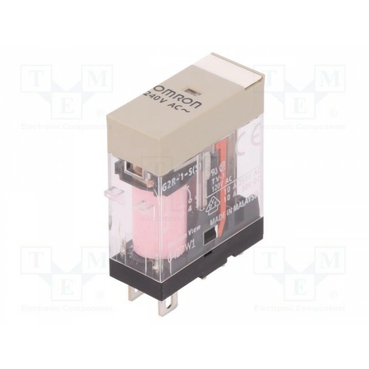 Промежуточное реле OMRON G2R-1-S-240AC(G2R-1-S 240VAC (S))