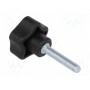 Ручка зажимная Диам 25мм ELESA+GANTER VCT.25 P-M5X25-C9 (VCT.25P-M5X25-C9)