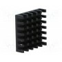 Радиатор штампованный черный FISCHER ELEKTRONIK ICK BGA 23X23 (ICKBGA23X23)