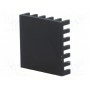 Радиатор штампованный черный FISCHER ELEKTRONIK ICK BGA 23X23 (ICKBGA23X23)