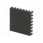 Радиатор штампованный черный FISCHER ELEKTRONIK ICK BGA 29 X 29 X 6 (ICKBGA29X29X6)
