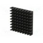 Радиатор штампованный черный FISCHER ELEKTRONIK ICK BGA 33 X 33 X 6 (ICKBGA33X33X6)