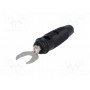 Вилка вилочный наконечник SCI R8-25D BLACK (BC-025W-B)