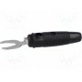 Вилка вилочный наконечник SCI R8-25D BLACK (BC-025W-B)
