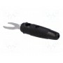 Вилка вилочный наконечник SCI R8-25D BLACK (BC-025W-B)