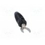 Вилка вилочный наконечник SCI R8-25D BLACK (BC-025W-B)