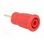 Гнездо "банан" 4мм 24А 1кВ STAUBLI 23.3130-22 (SEB4-R-22)