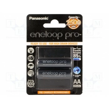 Аккум Ni-MH AA PANASONIC ACCU-R6-2450-B2