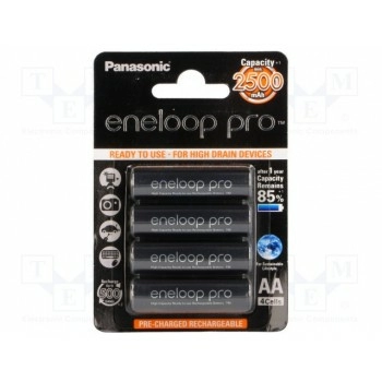 Аккум Ni-MH AA PANASONIC ACCU-R6-2450-B4