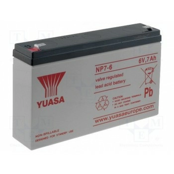 Аккум свиноцово-кислотный YUASA ACCU-HP7-6-Y