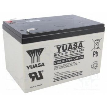 Аккум свиноцово-кислотный YUASA ACCU-REC14-12-Y