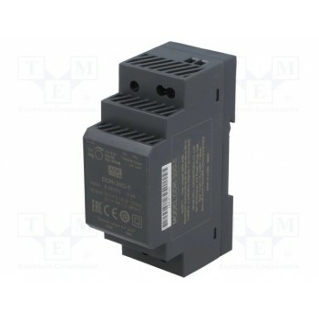 Блок питания DC/DC 30Вт 5ВDC 6А MEAN WELL DDR-30G-5
