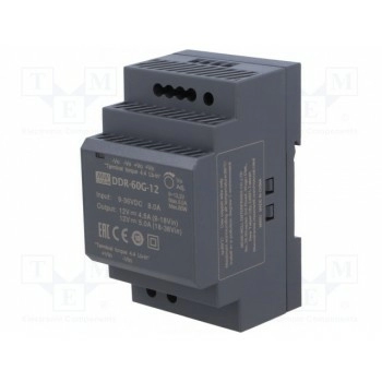 Блок питания DC/DC 60Вт 12ВDC MEAN WELL DDR-60G-12