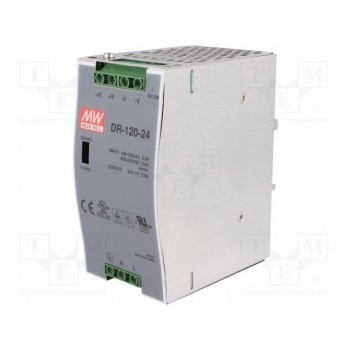Блок питания импульсный 120Вт MEAN WELL DR-120-24