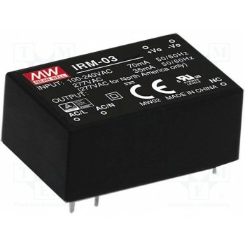 Блок питания импульсный модульный MEAN WELL IRM-03-3.3