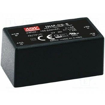 Блок питания импульсный модульный MEAN WELL IRM-05-12