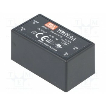 Блок питания импульсный модульный MEAN WELL IRM-05-3.3