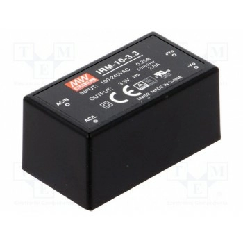 Блок питания импульсный модульный MEAN WELL IRM-10-3.3