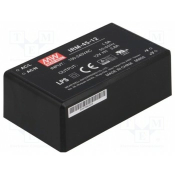 Блок питания импульсный MEAN WELL IRM-45-12