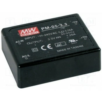Блок питания импульсный модульный MEAN WELL PM-05-12