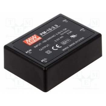 Блок питания импульсный MEAN WELL PM-10-3.3