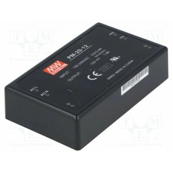 Блок питания импульсный MEAN WELL PM-20-12