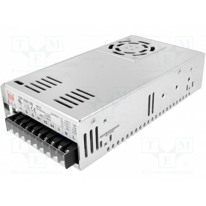 Блок питания импульсный MEAN WELL QP-200-3B (QP-200-3B)