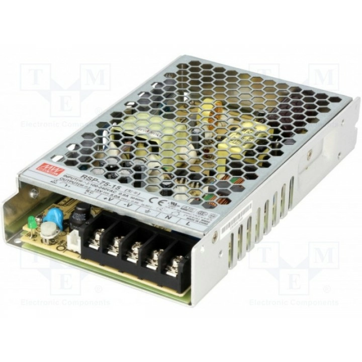 Блок питания импульсный MEAN WELL RSP-75-15 (RSP-75-15)
