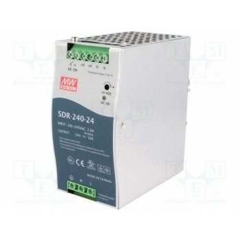 Блок питания импульсный 240Вт MEAN WELL SDR-240-24