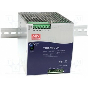 Блок питания импульсный 960Вт MEAN WELL TDR-960-24