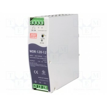 Блок питания импульсный 120Вт MEAN WELL WDR-120-12